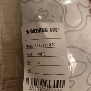 BAPE ONE POINT LS TEE M BAPEC MENS × 1